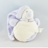 Doudou semi plat ours clown mauve JOLLYBABY