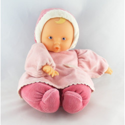 Doudou bébé poupée Baby Pouce rose COROLLE 2000