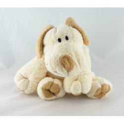 Doudou chien écru beige NICOTOY