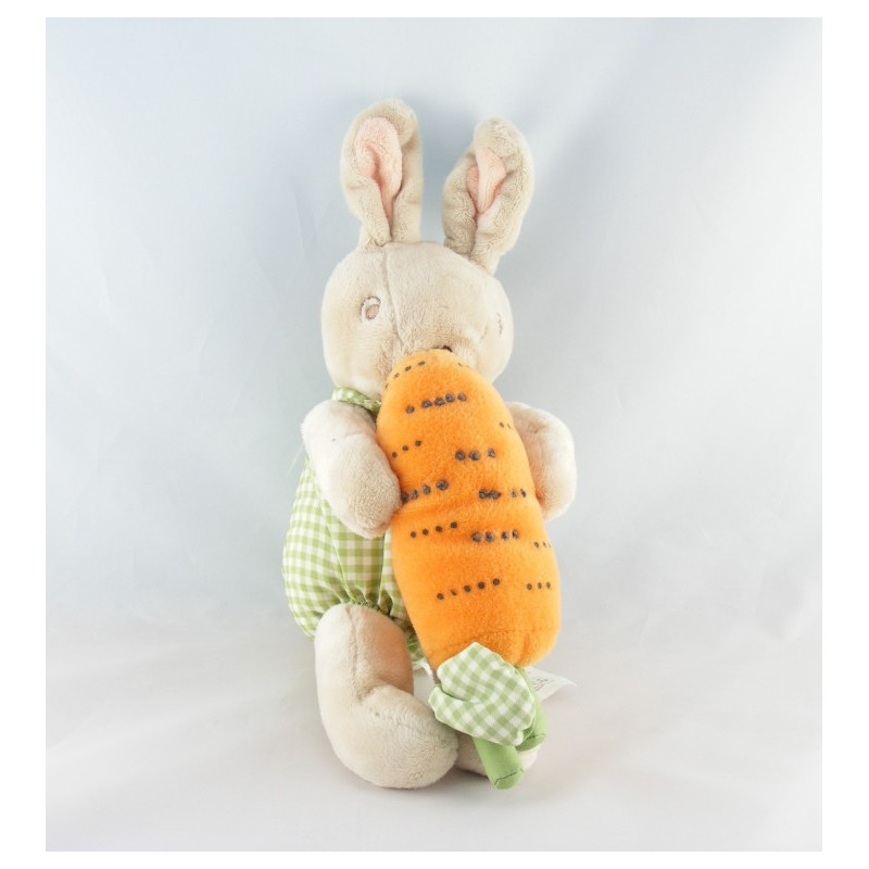Doudou lapin kangourou marron blanc IKEA