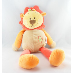 Doudou lion beige orange marron DOUKIDOU