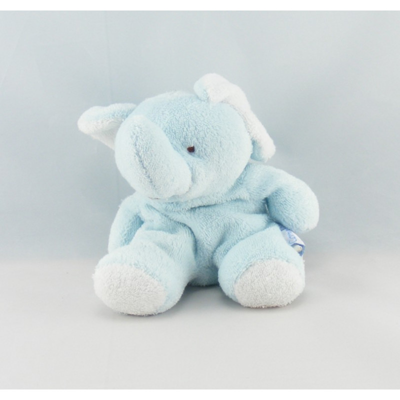 Doudou éléphant bleu COMPTINE