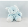 Doudou éléphant bleu COMPTINE