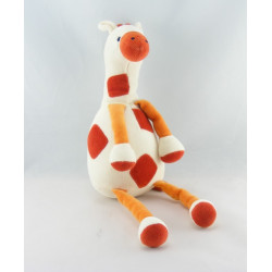 Doudou chien beige orange les trèsors d'Hector BERLINGOT