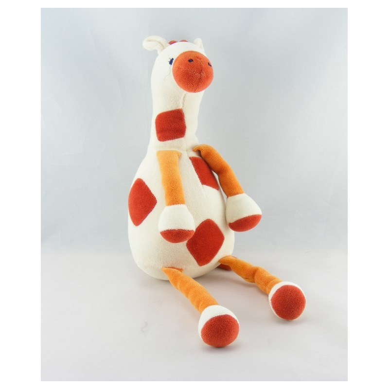 Doudou chien beige orange les trèsors d'Hector BERLINGOT