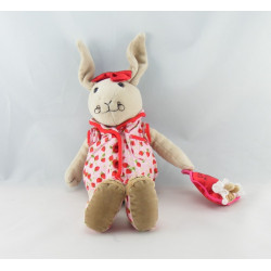 Doudou lapin beige marron JELLYCAT