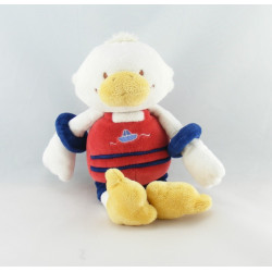 Doudou canard rouge rose CATIMINI