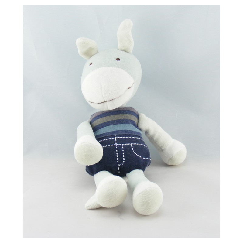 Doudou ane gris laine VERTBAUDET