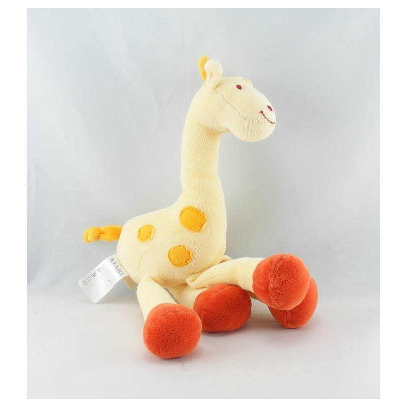 Doudou girafe jaune KIABI BEBE