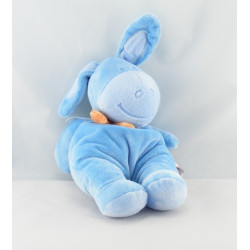 Doudou lapin bleu écharpe Bengy