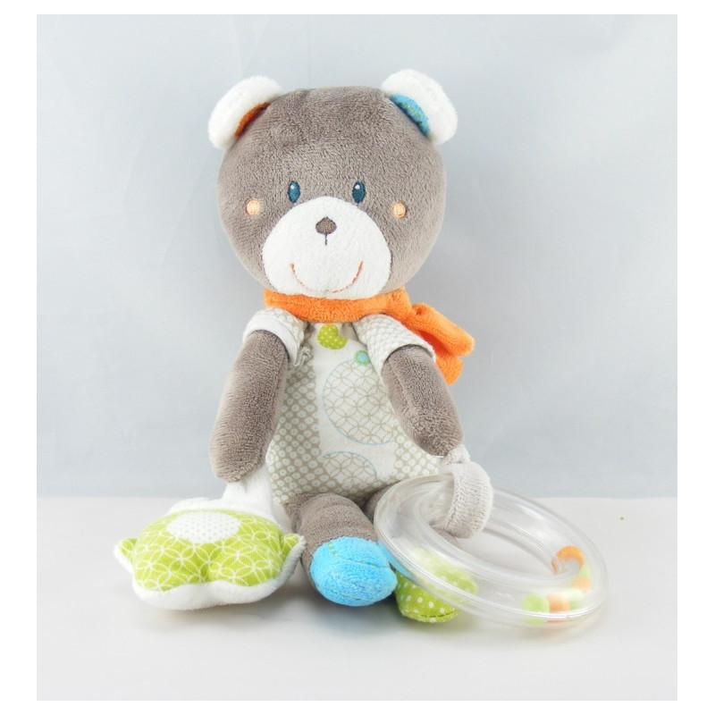 Doudou ours gris beige My Little Teddy NICOTOY 30 CM