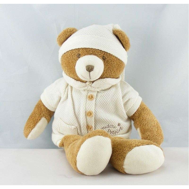 Doudou et compagnie lapin blanc dentelle Doudou Préféré