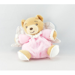 Mini Doudou ours blanc avec ailes ange KALOO NEUF