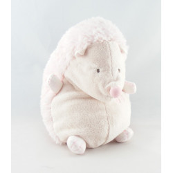 Doudou hérisson blanc mouchoir TARTINE ET CHOCOLAT 