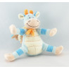 Doudou dragon bleu foulard orange BENGY