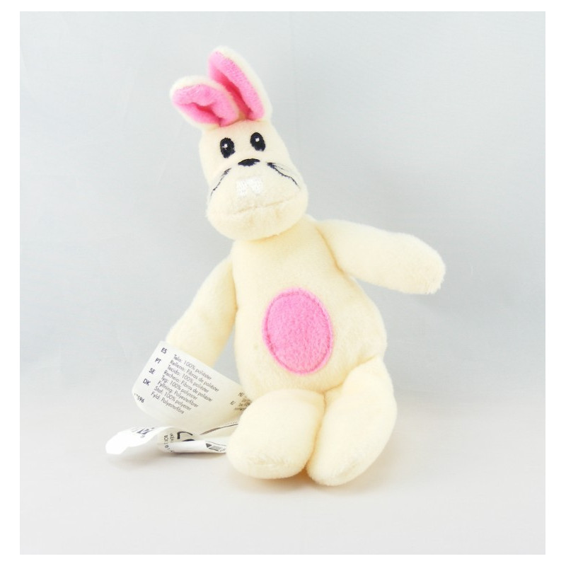 Doudou lapin beige vert carotte IKEA