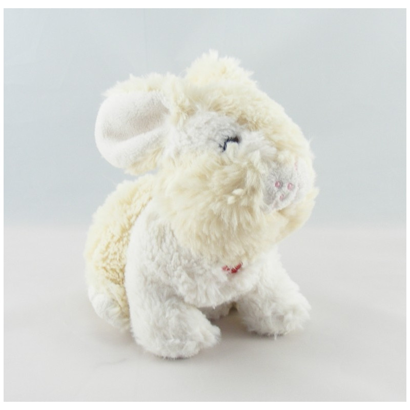 Doudou lapin rose avec bonnet GIPSY