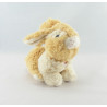 Doudou lapin écru blanc qui clapit GIPSY