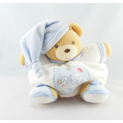 Doudou patapouf ours bleu blue laine enfant KALOO
