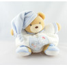 Doudou patapouf ours bleu blue laine enfant KALOO