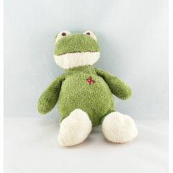 Doudou grenouille verte rose NICOTOY