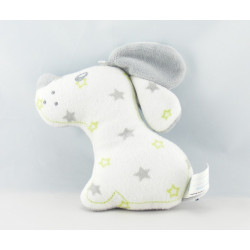 Doudou lapin chien jaune SUCRE D'ORGE
