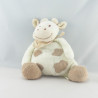 Doudou musical vache daisy blanche tachetée JOLLYBABY