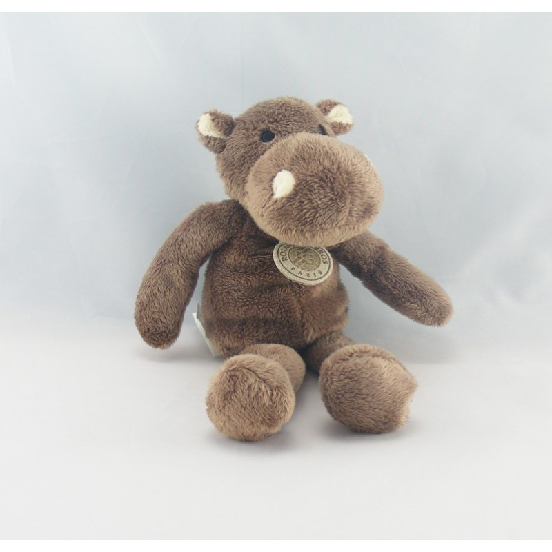 Doudou lapin gris ROLAND GARROS