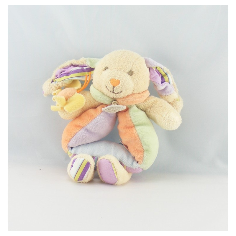 Doudou hochet lapin Loupichou DOUDOU ET COMPAGNIE