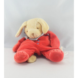 Doudou chien rouge BENGY 15 cm