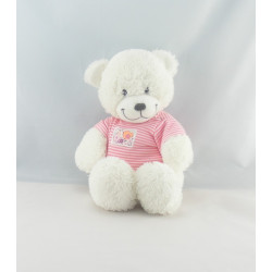 Doudou lapin bleu foulard jaune TEX BABY