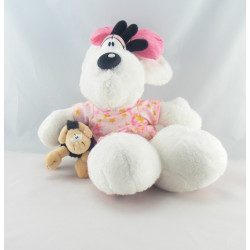 Doudou souris robe fleurs mouton Diddlina DIDDL