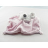 Doudou plat ours rose TCF TOUT COMPTE FAIT