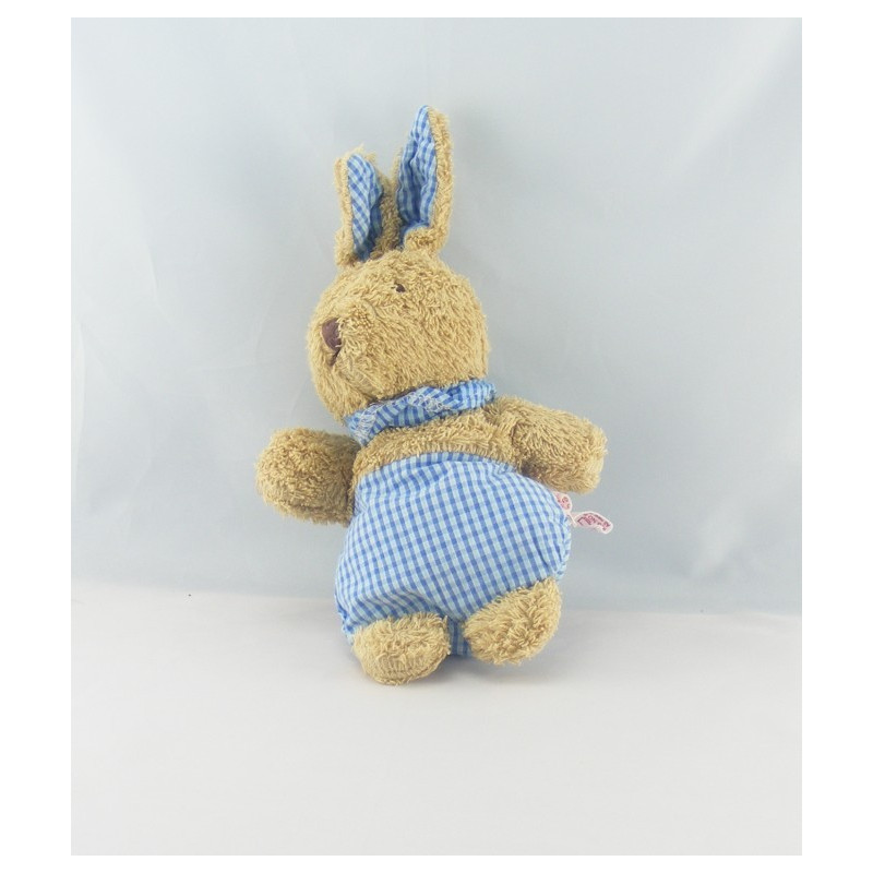 Doudou plat carré bleu etoile pouet KATHE KRUSE 