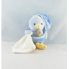Doudou poussin bleu coquille avec mouchoir BABY NAT