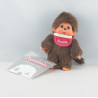 Peluche Singe Kiki Monchhichi avec bavoir SEKIGUCHI NEUF