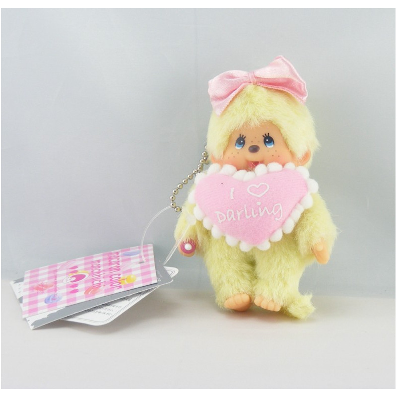 Porte clef Peluche Singe Kiki Monchhichi SEKIGUCHI NEUF