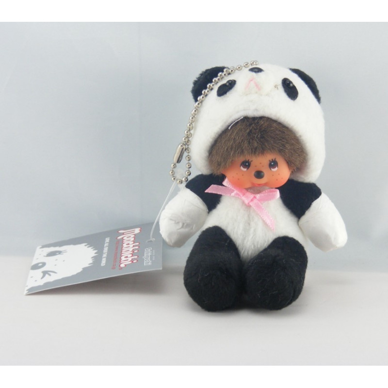 Porte clef Peluche Singe Kiki Monchhichi Ninja SEKIGUCHI NEUF