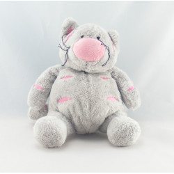 Doudou chat gris rose ANNA CLUB PLUSH