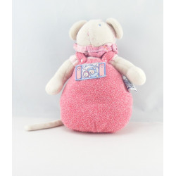 Doudou musical Souris Lila Patachon rose MOULIN ROTY