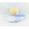 Doudou plat éléphant bleu BENGY