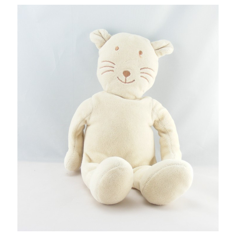 Doudou poisson beige blanc NOUKIE'S