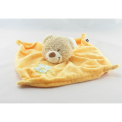 Doudou plat ours jaune orange palmier girafe TEX NEUF