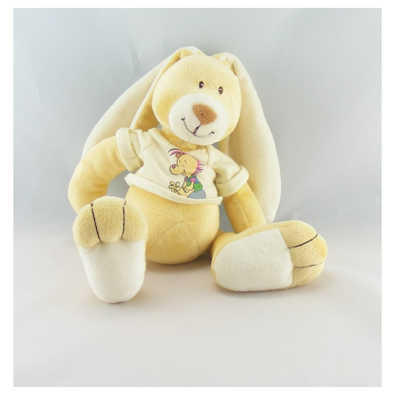 Doudou lapin écru beige ANNA CLUB PLUSH