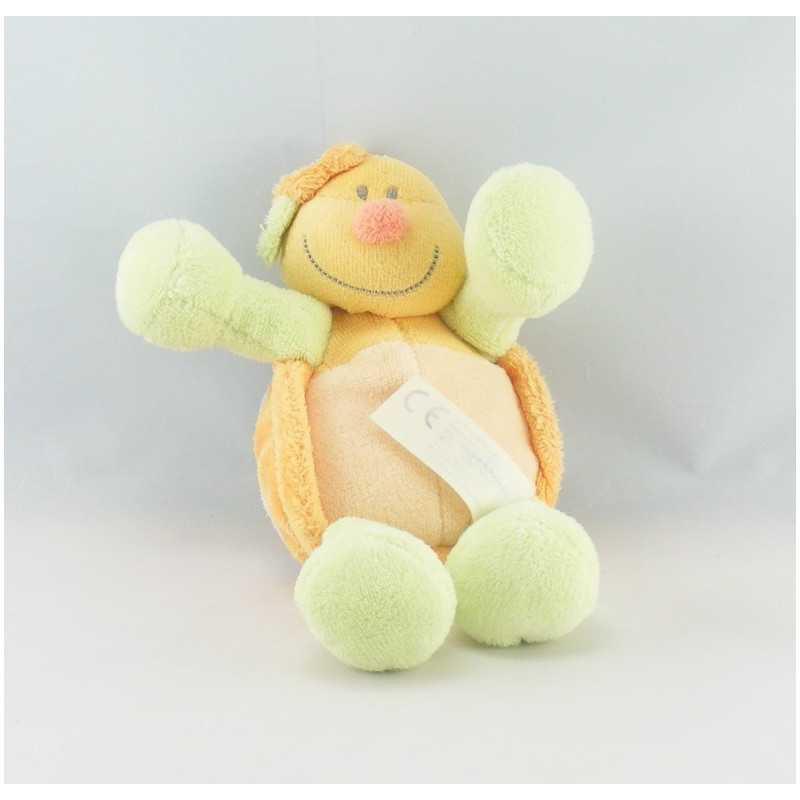 Doudou coccinelle orange verte JOLLYBABY