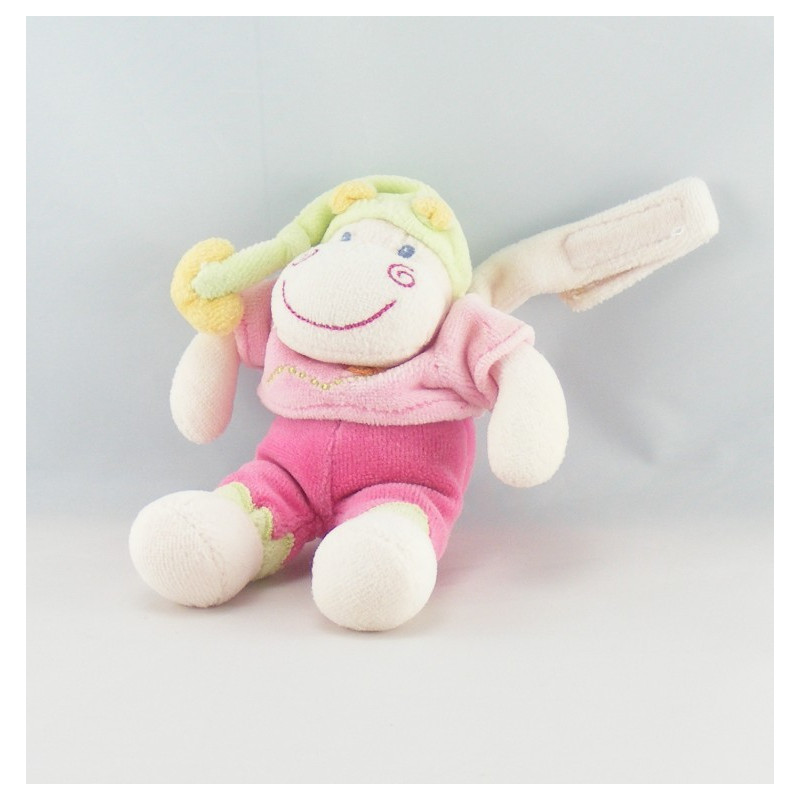 Doudou hippopotame rose Hyppo et Flo NATTOU