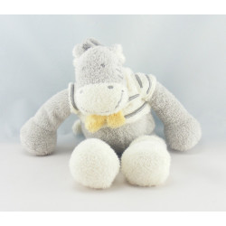 Doudou zèbre gris NICOTOY