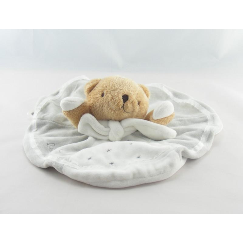 Doudou poussin poule avec mouchoir rouge BERLINGOT