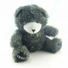 Doudou ours gris noir NOCIBE 2009 IKKS