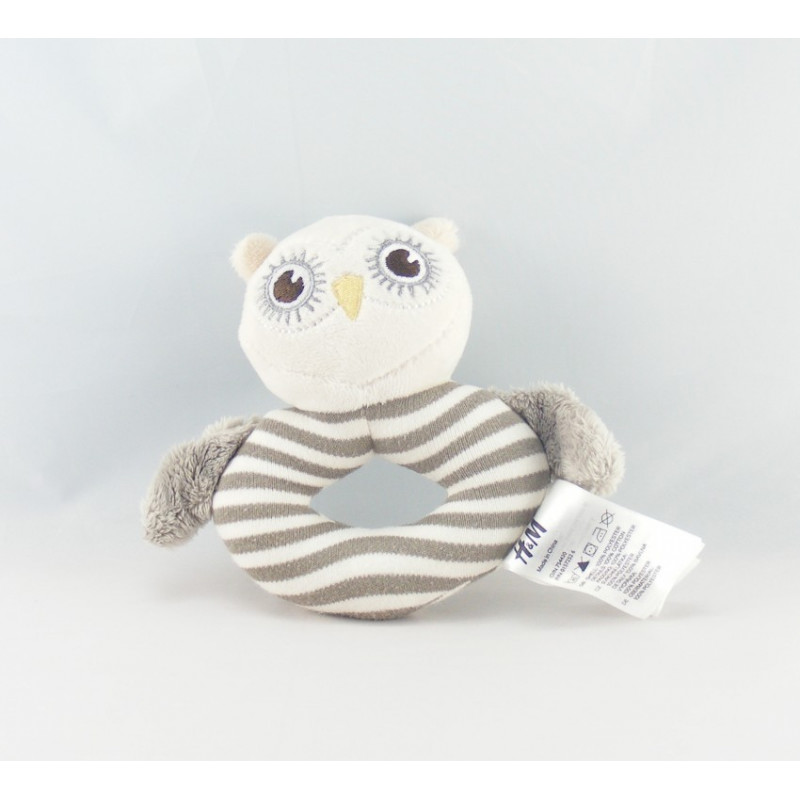 Doudou ours gris HM H ET M 